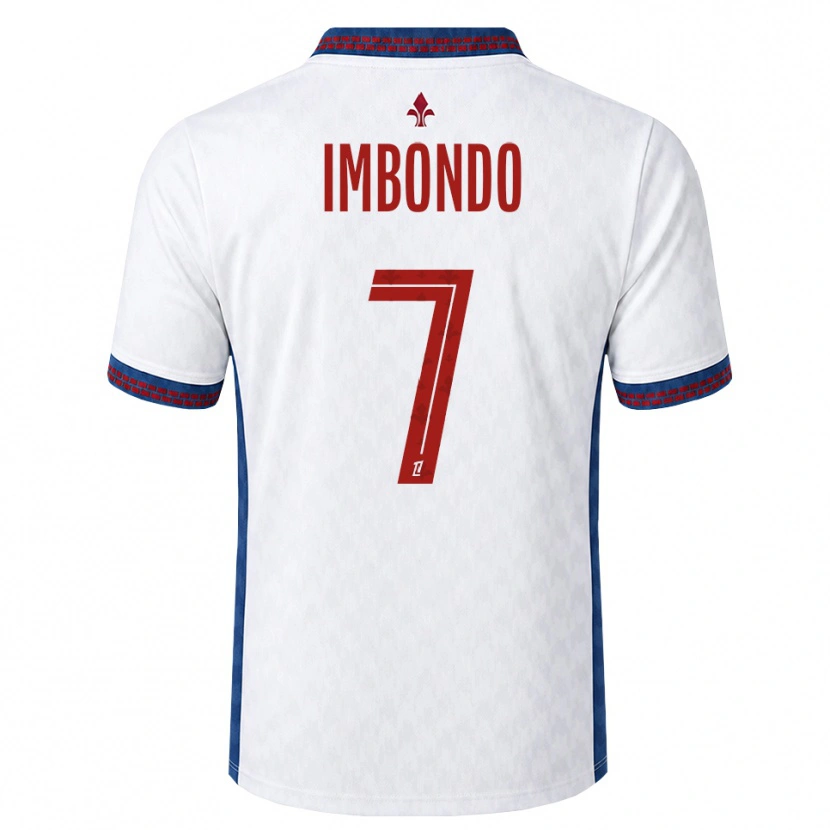 Danxen Mulher Camisola Ramses Imbondo #7 Vermelho Branco Azul Alternativa 2026/27 Camisa Brasil