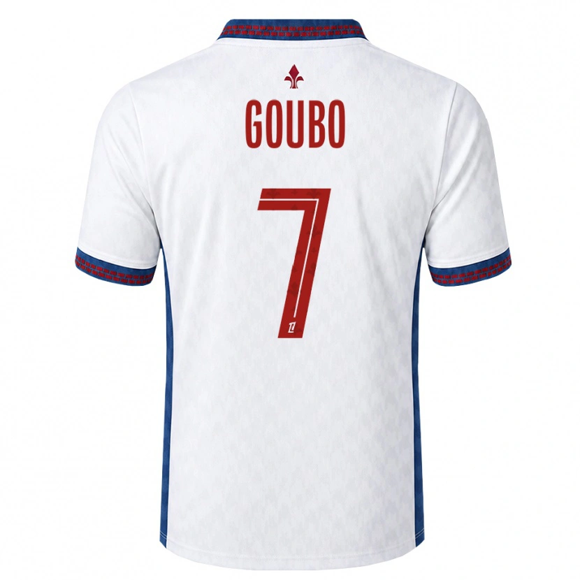 Danxen Mulher Camisola Antoine Goubo #7 Vermelho Branco Azul Alternativa 2026/27 Camisa Brasil