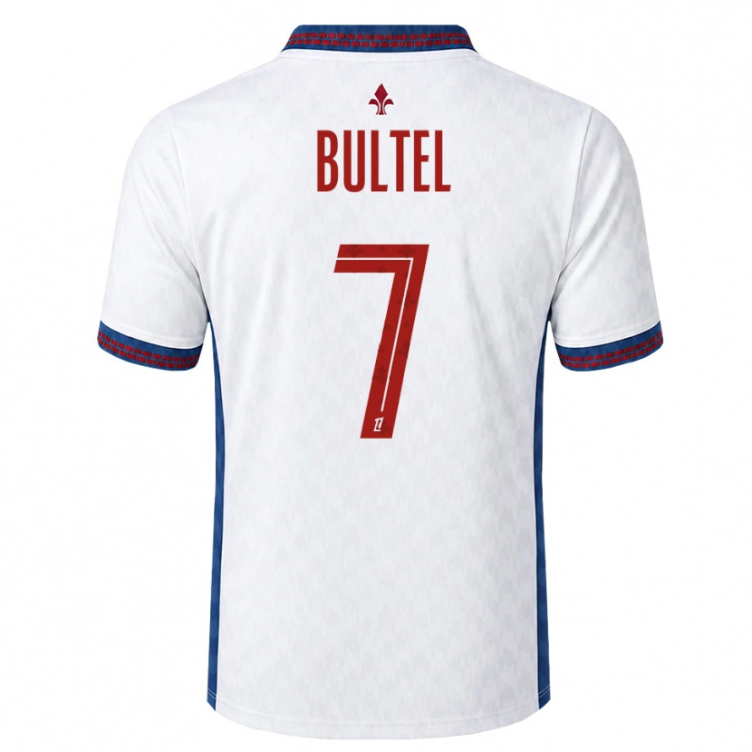 Danxen Mulher Camisola Ludivine Bultel #7 Vermelho Branco Azul Alternativa 2026/27 Camisa Brasil