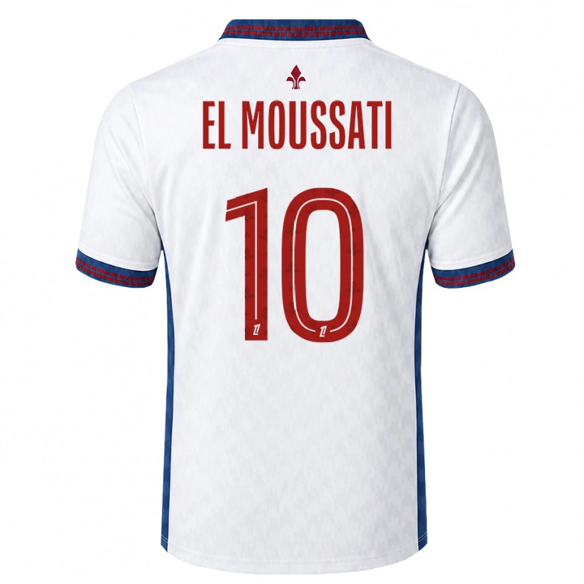 Danxen Mulher Camisola Redouane El Moussati #10 Vermelho Branco Azul Alternativa 2026/27 Camisa Brasil