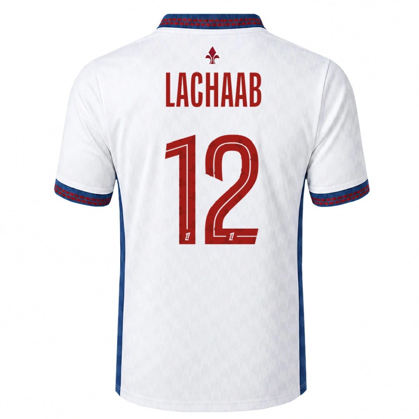 Danxen Mulher Camisola Younes Lachaab #12 Vermelho Branco Azul Alternativa 2026/27 Camisa Brasil