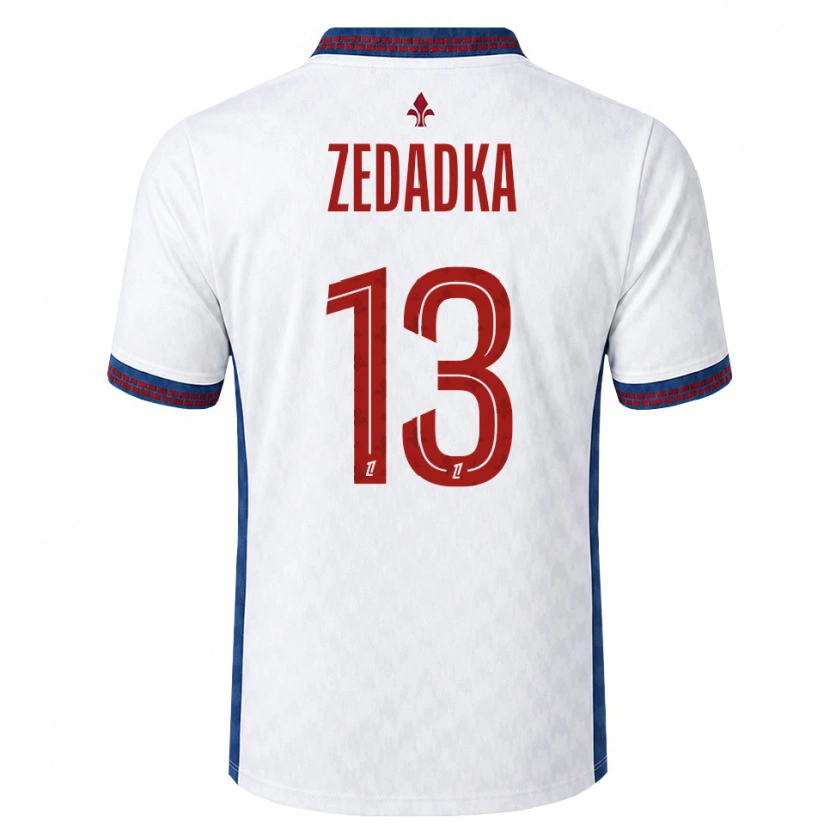 Danxen Mulher Camisola Akim Zedadka #13 Vermelho Branco Azul Alternativa 2026/27 Camisa Brasil