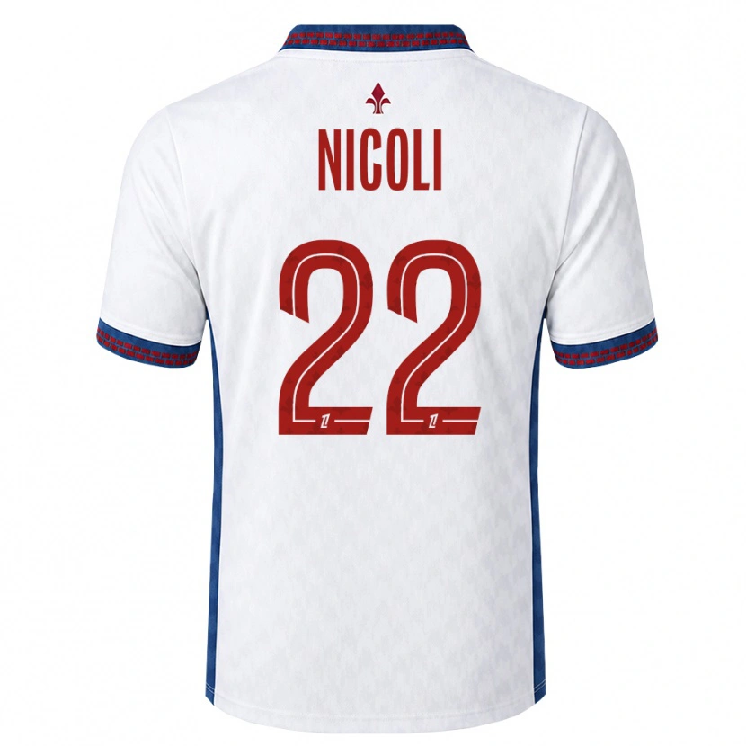 Danxen Mulher Camisola Morgane Nicoli #22 Vermelho Branco Azul Alternativa 2026/27 Camisa Brasil