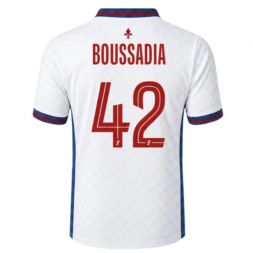 Danxen Mulher Camisola Saad Boussadia #42 Vermelho Branco Azul Alternativa 2026/27 Camisa Brasil