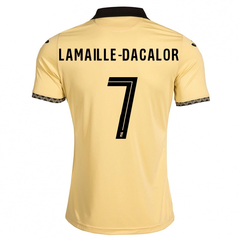 Danxen Mulher Camisola Olan Lamaille-Dacalor #7 Branco Navajo Preto Alternativa 2026/27 Camisa Brasil