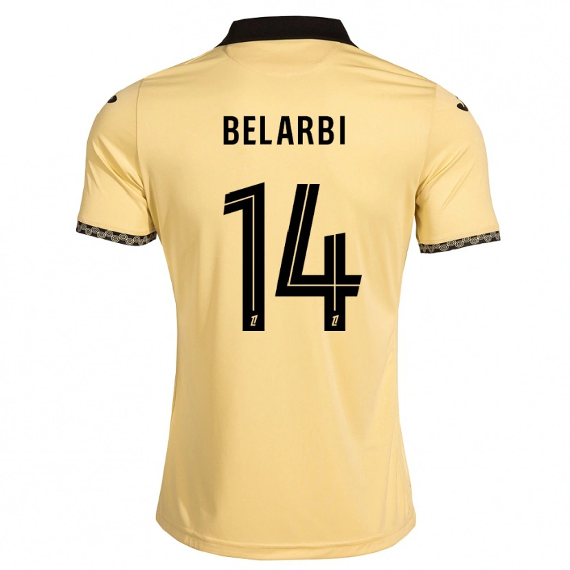 Danxen Mulher Camisola Sohaib Belarbi #14 Branco Navajo Preto Alternativa 2026/27 Camisa Brasil