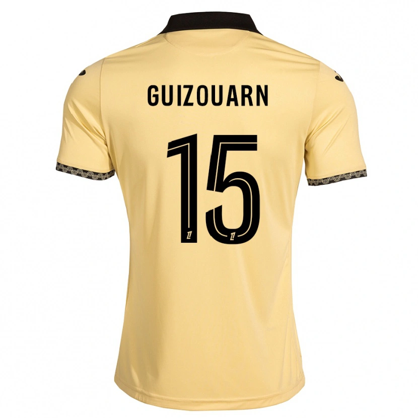 Danxen Mulher Camisola Dorian Guizouarn #15 Branco Navajo Preto Alternativa 2026/27 Camisa Brasil