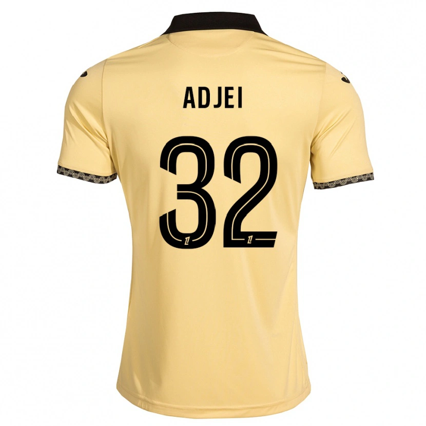 Danxen Mulher Camisola Nathaniel Adjei #32 Branco Navajo Preto Alternativa 2026/27 Camisa Brasil