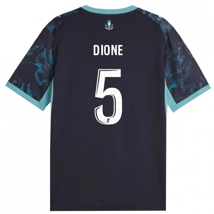 Danxen Mulher Camisola Babacar Dioné #5 Turquesa Pálida Branco Preto Alternativa 2026/27 Camisa Brasil