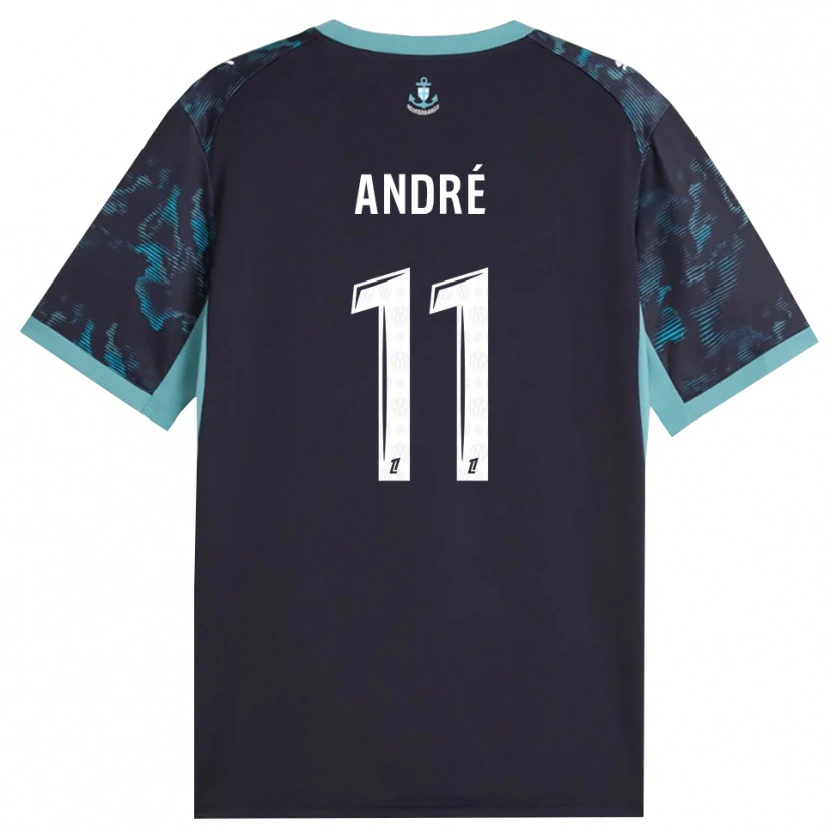 Danxen Mulher Camisola Kalvin André #11 Turquesa Pálida Branco Preto Alternativa 2026/27 Camisa Brasil
