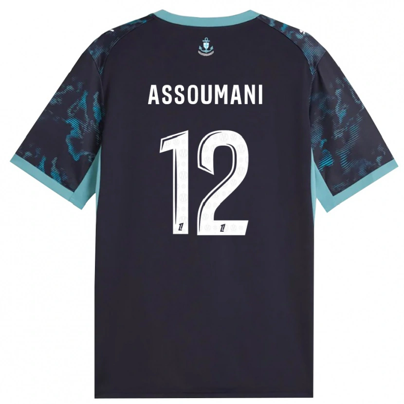 Danxen Mulher Camisola Saïfi Assoumani #12 Turquesa Pálida Branco Preto Alternativa 2026/27 Camisa Brasil