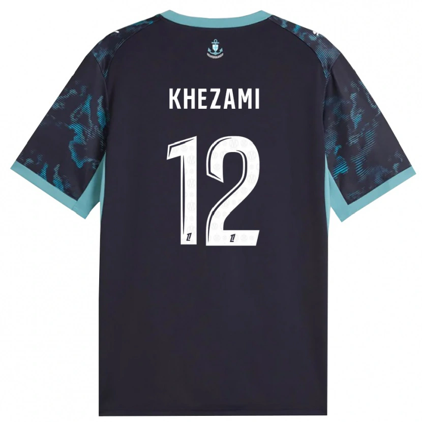Danxen Mulher Camisola Roselène Khezami #12 Turquesa Pálida Branco Preto Alternativa 2026/27 Camisa Brasil