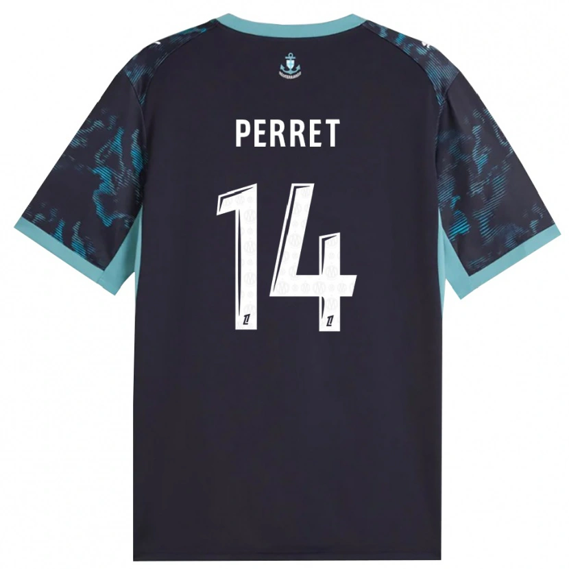Danxen Mulher Camisola Jenny Perret #14 Turquesa Pálida Branco Preto Alternativa 2026/27 Camisa Brasil