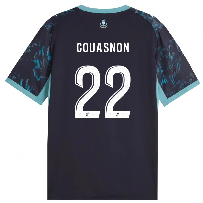Danxen Mulher Camisola Roxane Couasnon #22 Turquesa Pálida Branco Preto Alternativa 2026/27 Camisa Brasil