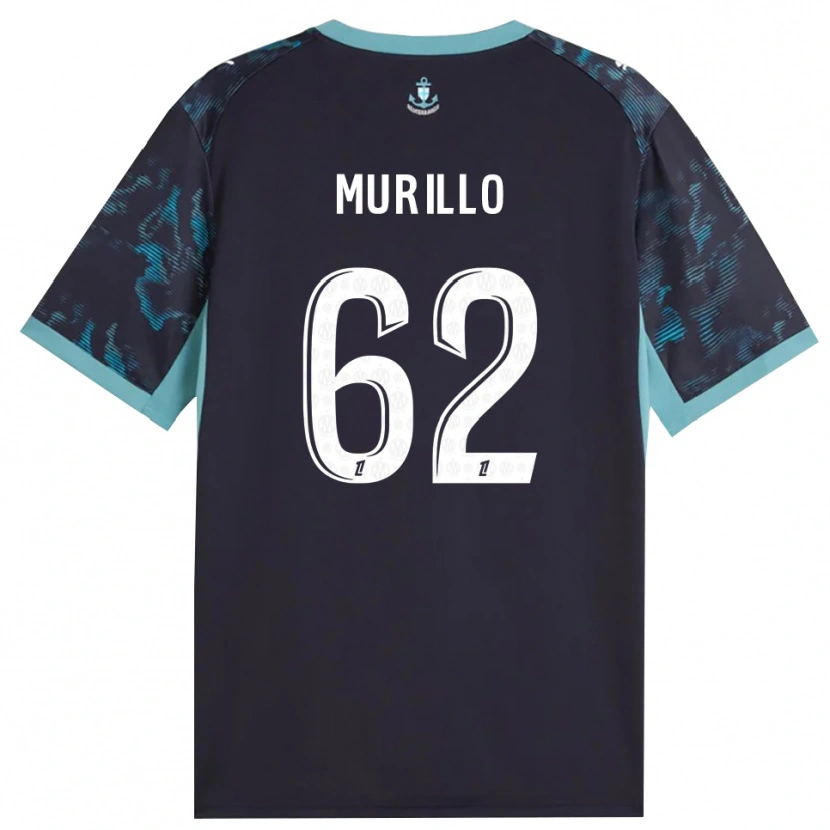 Danxen Mulher Camisola Amir Murillo #62 Turquesa Pálida Branco Preto Alternativa 2026/27 Camisa Brasil