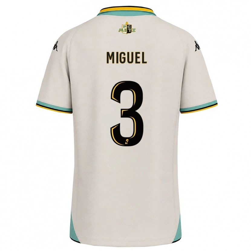 Danxen Mulher Camisola Florian Miguel #3 Branco Floral Preto Alternativa 2026/27 Camisa Brasil
