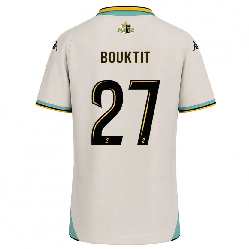 Danxen Mulher Camisola Assia Bouktit #27 Branco Floral Preto Alternativa 2026/27 Camisa Brasil
