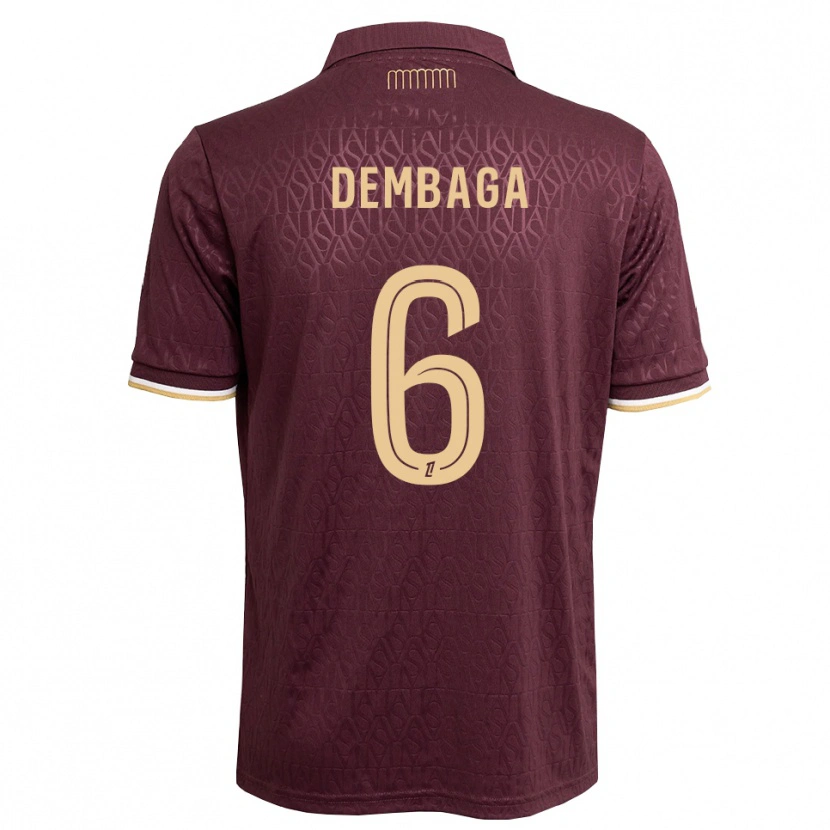 Danxen Mulher Camisola Boubakar Dembaga #6 Marrom Areia De Castanha Alternativa 2026/27 Camisa Brasil