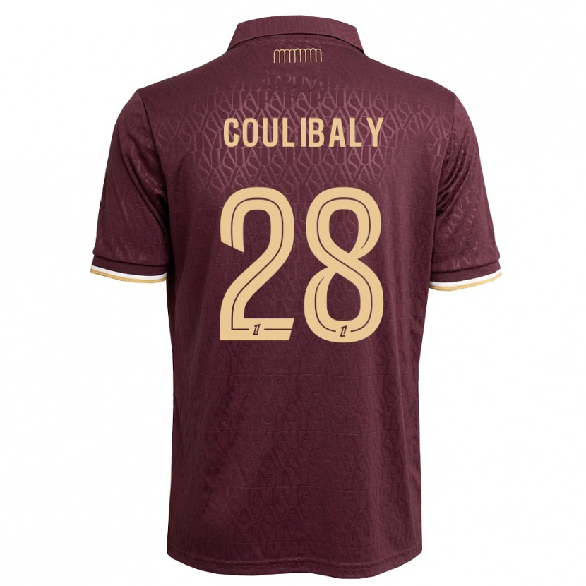 Danxen Mulher Camisola Mamadou Coulibaly #28 Marrom Areia De Castanha Alternativa 2026/27 Camisa Brasil
