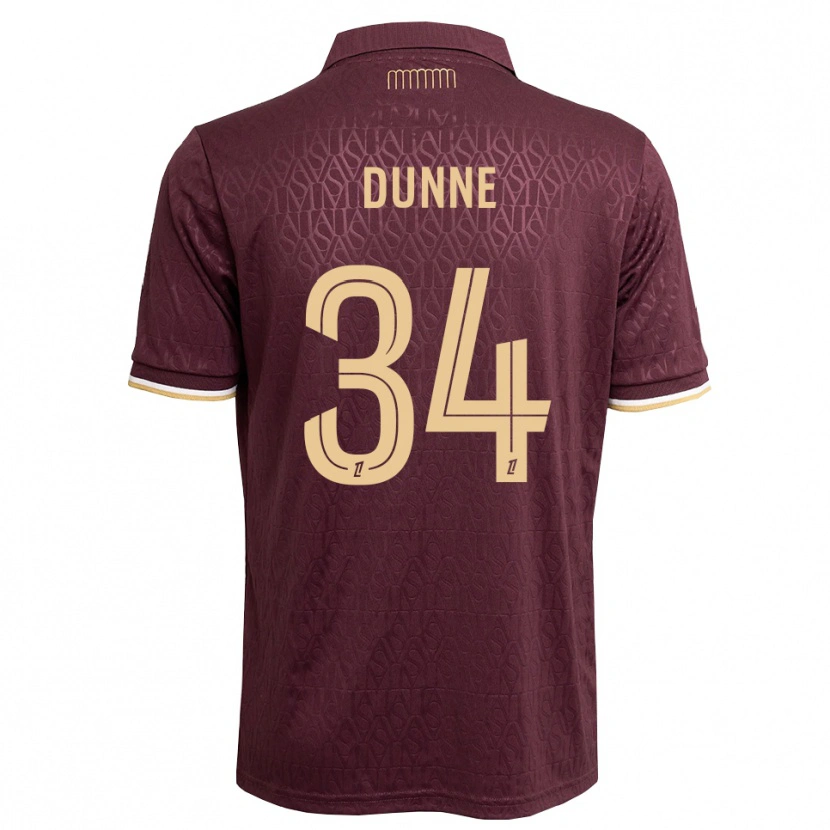 Danxen Mulher Camisola David Dunne #34 Marrom Areia De Castanha Alternativa 2026/27 Camisa Brasil