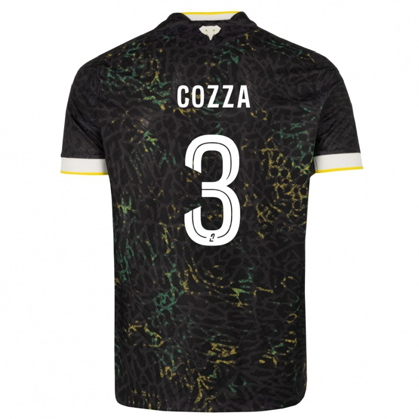 Danxen Mulher Camisola Nicolas Cozza #3 Preto Branco Amarelo Alternativa 2026/27 Camisa Brasil