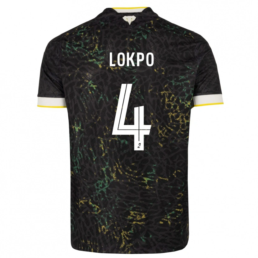 Danxen Mulher Camisola Romaric Lokpo #4 Preto Branco Amarelo Alternativa 2026/27 Camisa Brasil