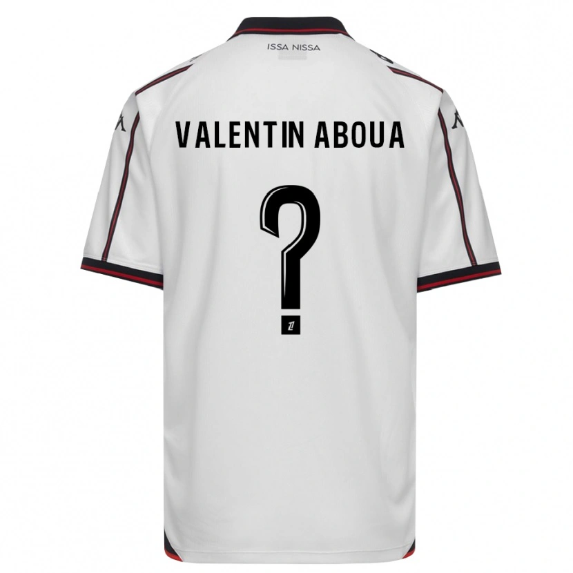 Danxen Mulher Camisola Louis Valentin Aboua #0 Preto Branco Alternativa 2026/27 Camisa Brasil