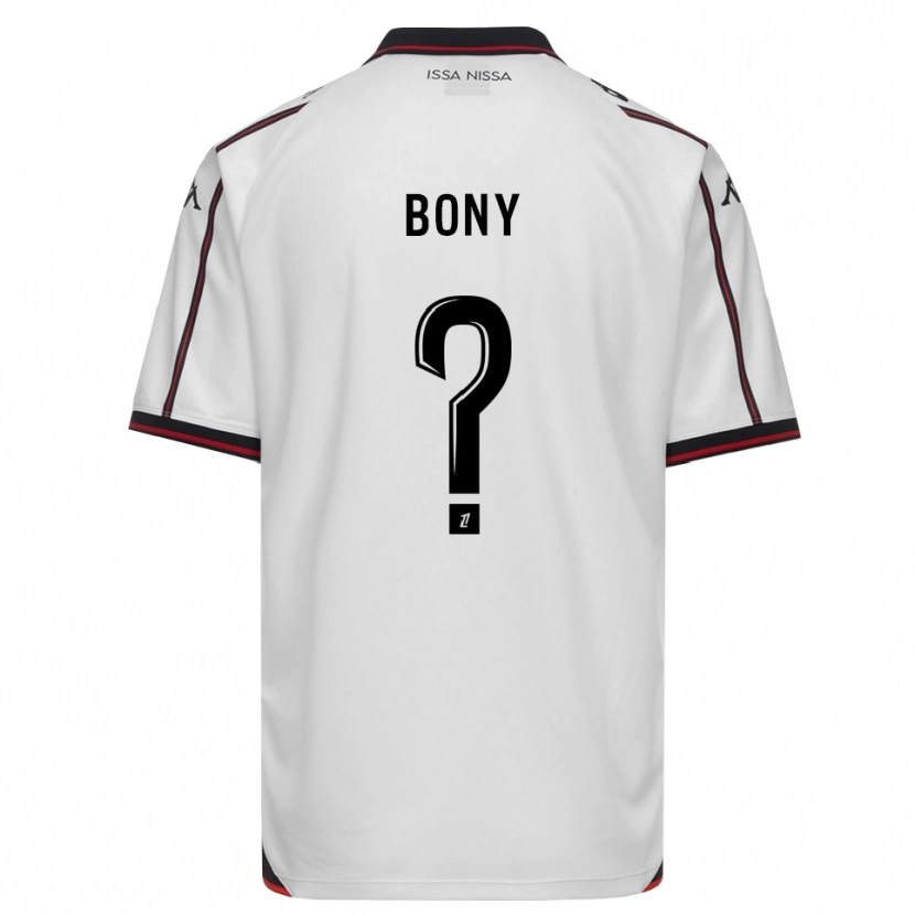 Danxen Mulher Camisola Geoffroy Bony #0 Preto Branco Alternativa 2026/27 Camisa Brasil