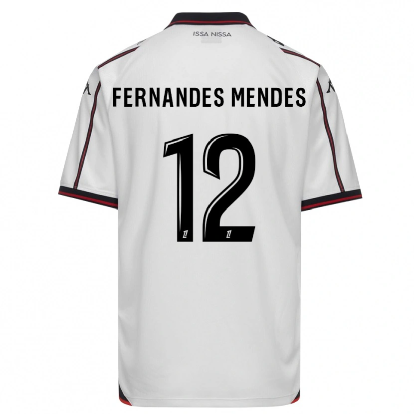 Danxen Mulher Camisola Mathis Fernandes Mendes #12 Preto Branco Alternativa 2026/27 Camisa Brasil