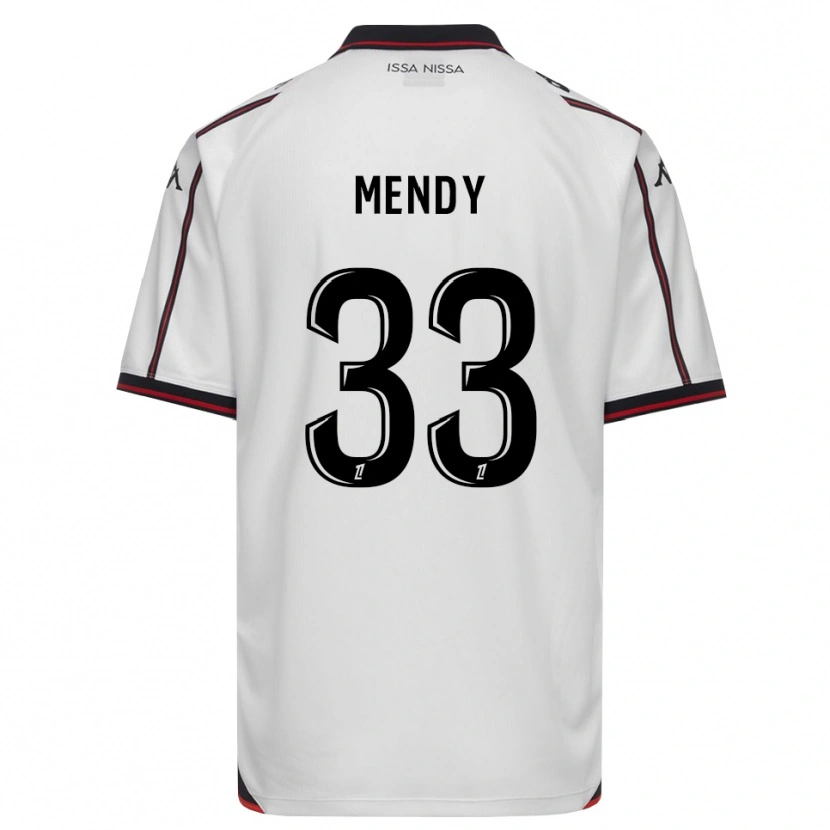 Danxen Mulher Camisola Antoine Mendy #33 Preto Branco Alternativa 2026/27 Camisa Brasil