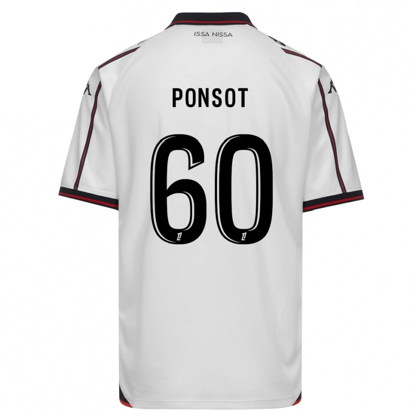 Danxen Mulher Camisola Martin Ponsot #60 Preto Branco Alternativa 2026/27 Camisa Brasil