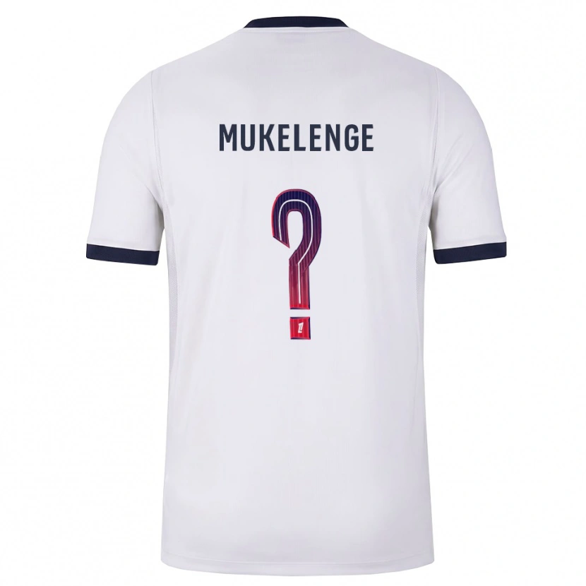 Danxen Mulher Camisola Christ Mukelenge #0 Branco Preto Vermelho Alternativa 2026/27 Camisa Brasil