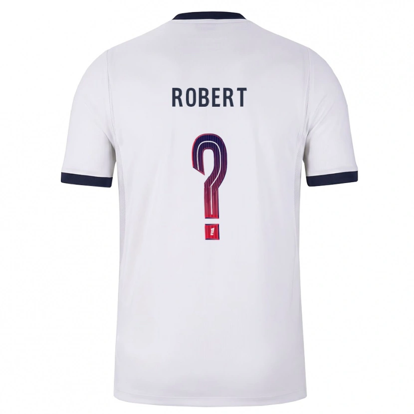 Danxen Mulher Camisola Laure Robert #0 Branco Preto Vermelho Alternativa 2026/27 Camisa Brasil