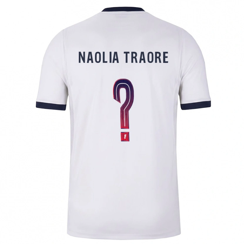 Danxen Mulher Camisola Naolia Traore #0 Branco Preto Vermelho Alternativa 2026/27 Camisa Brasil