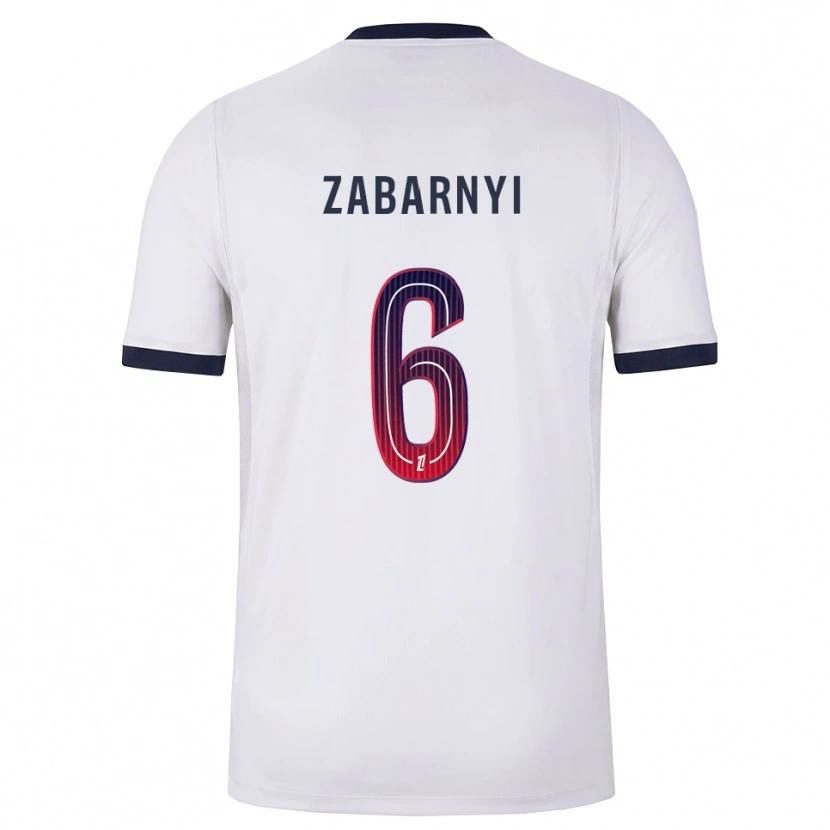 Danxen Mulher Camisola Ilya Zabarnyi #6 Branco Preto Vermelho Alternativa 2026/27 Camisa Brasil