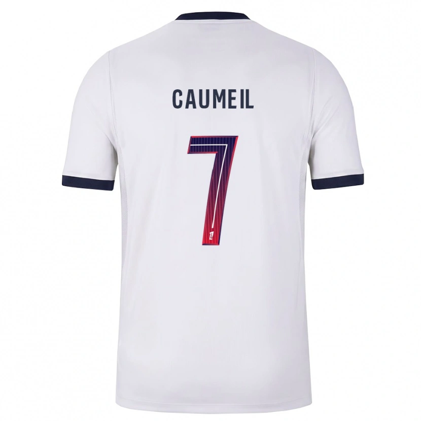Danxen Mulher Camisola Paul Caumeil #7 Branco Preto Vermelho Alternativa 2026/27 Camisa Brasil