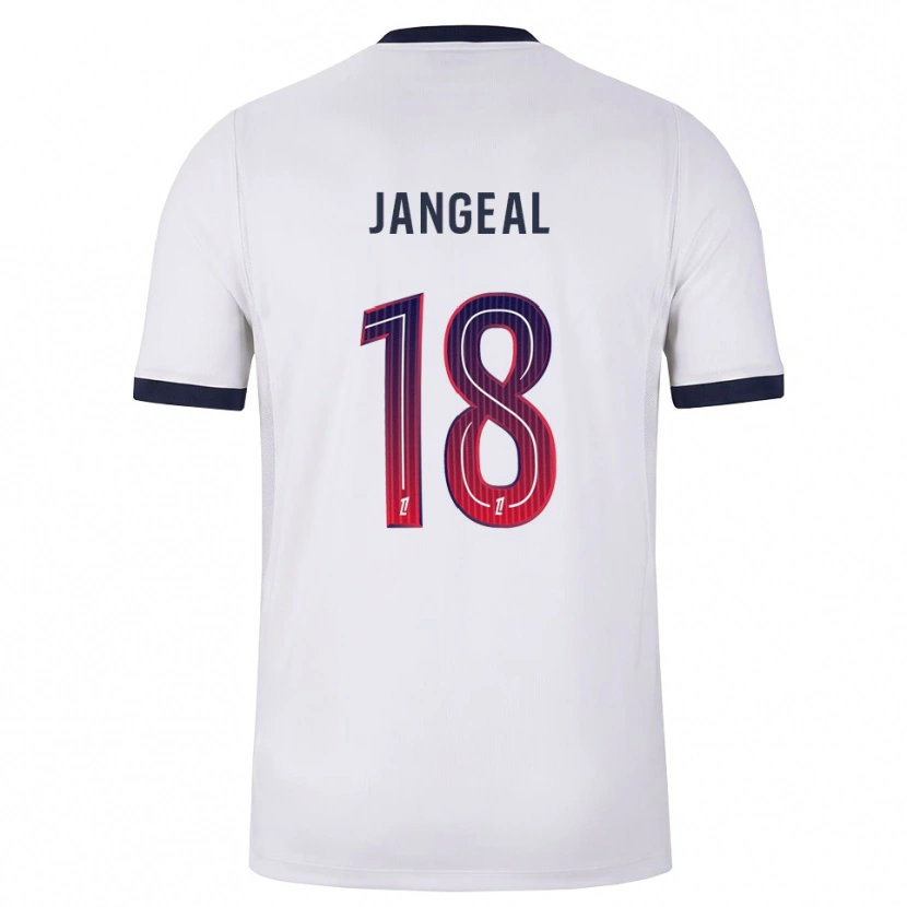 Danxen Mulher Camisola Mathis Jangeal #18 Branco Preto Vermelho Alternativa 2026/27 Camisa Brasil