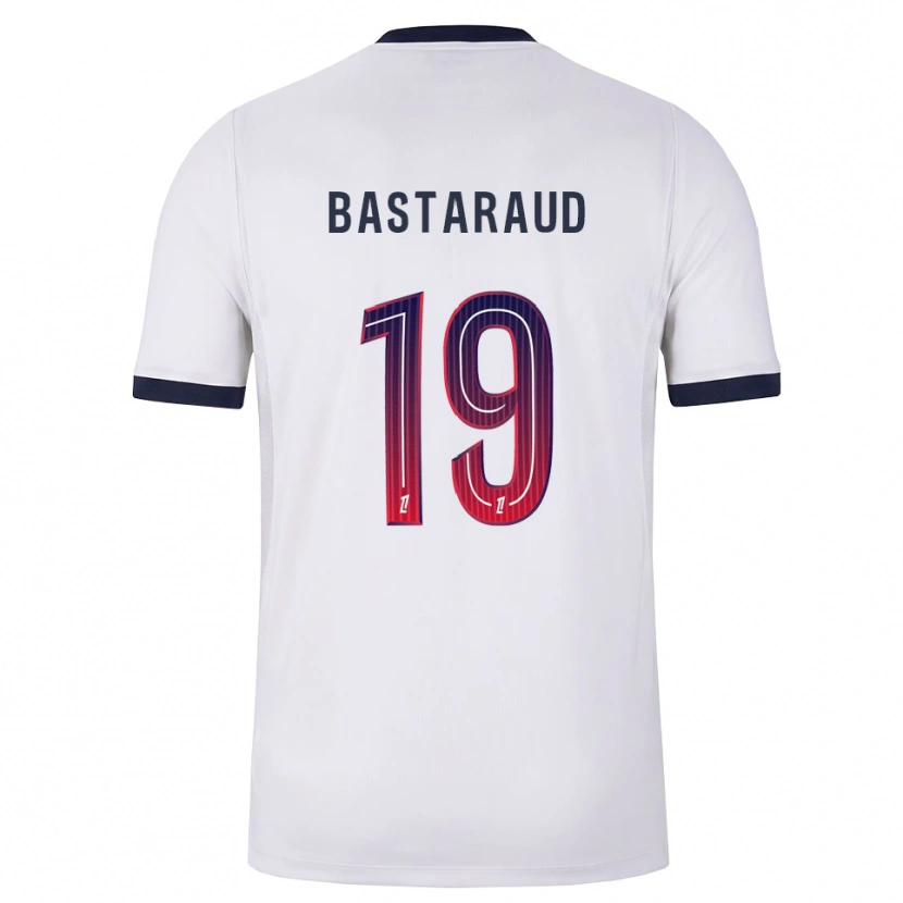 Danxen Mulher Camisola Yanis Bastaraud #19 Branco Preto Vermelho Alternativa 2026/27 Camisa Brasil