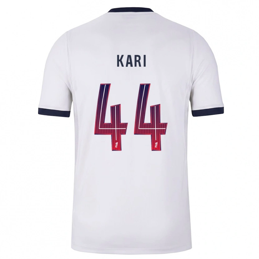Danxen Mulher Camisola Ayman Kari #44 Branco Preto Vermelho Alternativa 2026/27 Camisa Brasil