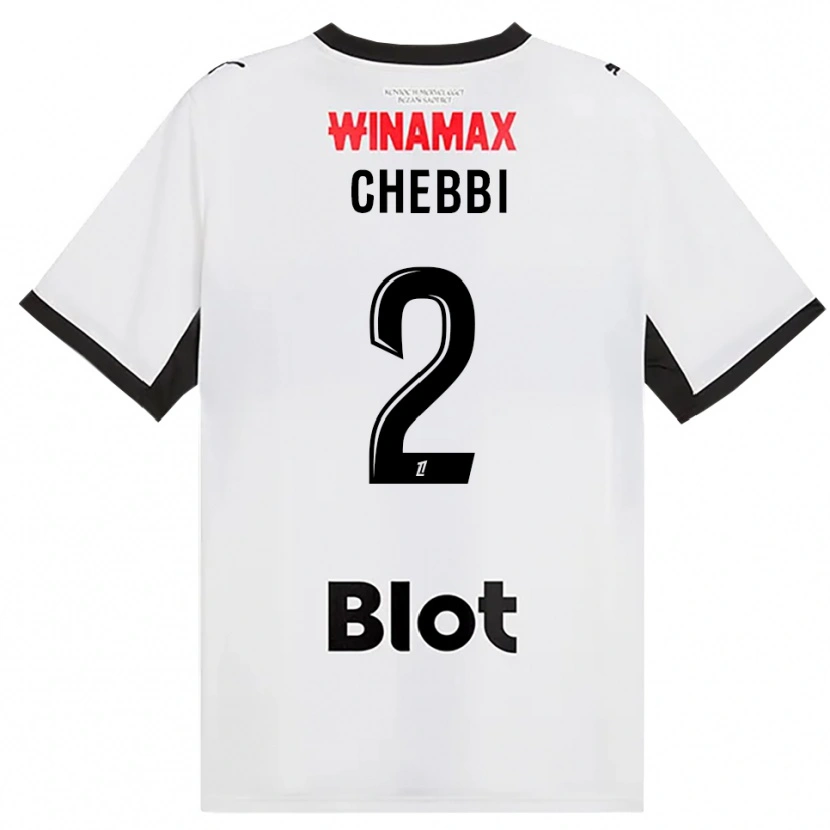 Danxen Mulher Camisola Mohamed Chebbi #2 Preto Branco Vermelho Alternativa 2026/27 Camisa Brasil