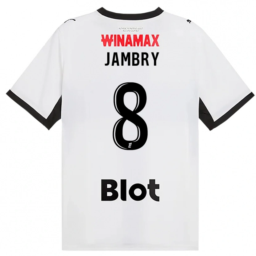 Danxen Mulher Camisola Melvin Jambry #8 Preto Branco Vermelho Alternativa 2026/27 Camisa Brasil