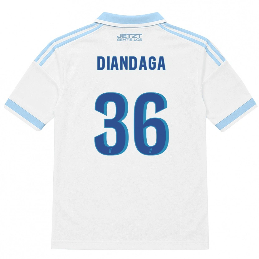 Danxen Mulher Camisola Hermann Malonga #36 Azul Céu Claro Branco Vermelho Alternativa 2026/27 Camisa Brasil