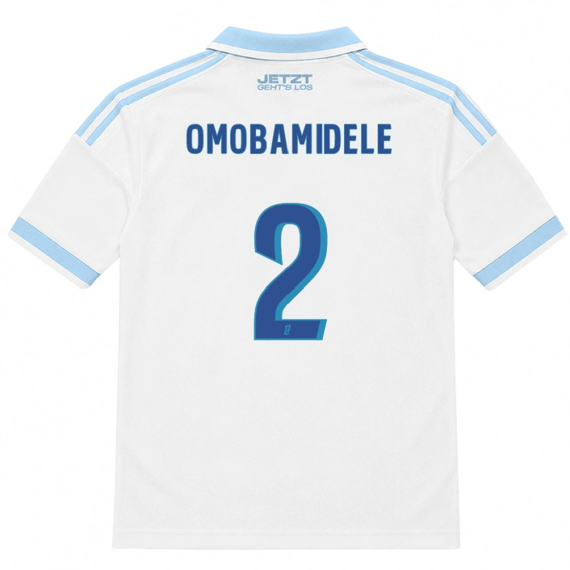 Danxen Mulher Camisola Andrew Omobamidele #2 Azul Céu Claro Branco Vermelho Alternativa 2026/27 Camisa Brasil