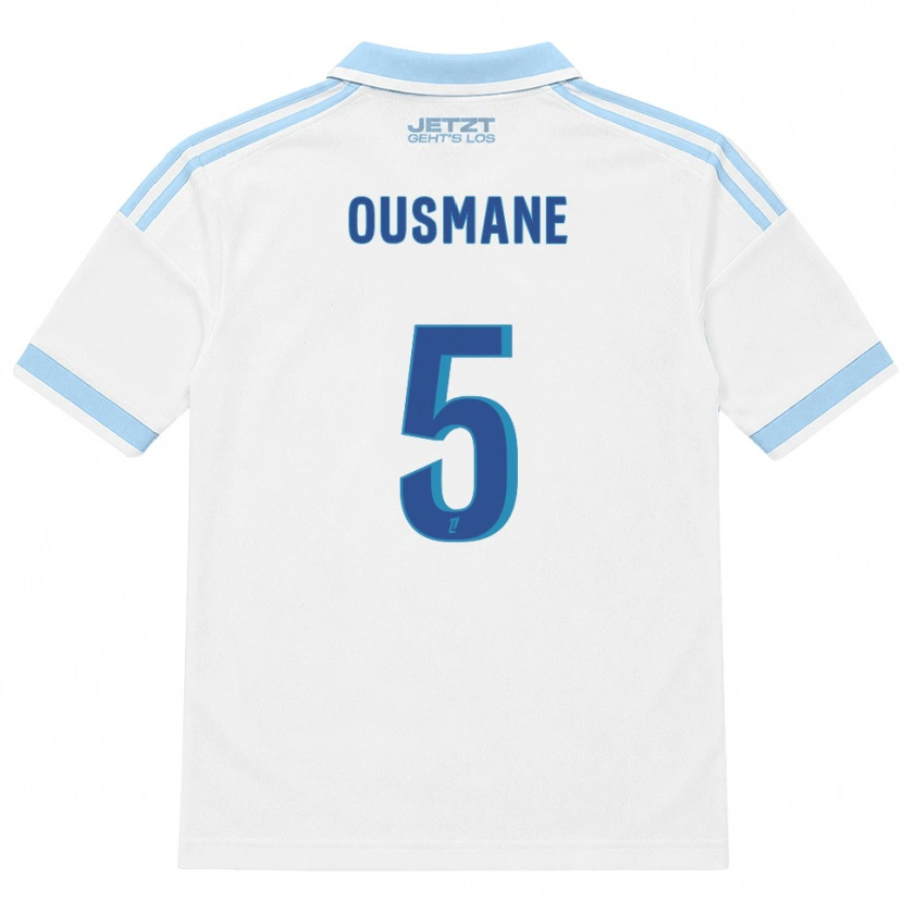 Danxen Mulher Camisola Abdoulaye Ousmane #5 Azul Céu Claro Branco Vermelho Alternativa 2026/27 Camisa Brasil