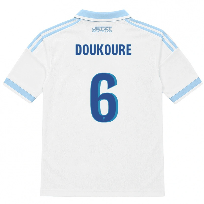 Danxen Mulher Camisola Ismaël Doukouré #6 Azul Céu Claro Branco Vermelho Alternativa 2026/27 Camisa Brasil