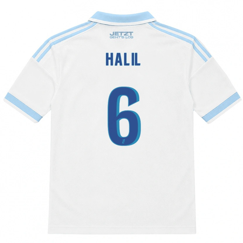 Danxen Mulher Camisola Fouad Halil #6 Azul Céu Claro Branco Vermelho Alternativa 2026/27 Camisa Brasil