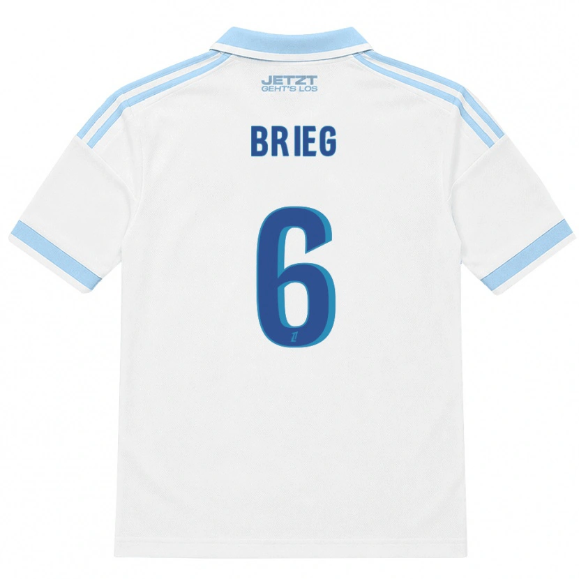 Danxen Mulher Camisola Redouan Brieg #6 Azul Céu Claro Branco Vermelho Alternativa 2026/27 Camisa Brasil