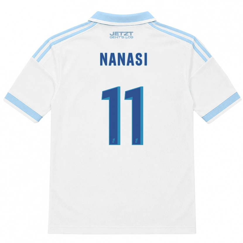 Danxen Mulher Camisola Sebastian Nanasi #11 Azul Céu Claro Branco Vermelho Alternativa 2026/27 Camisa Brasil