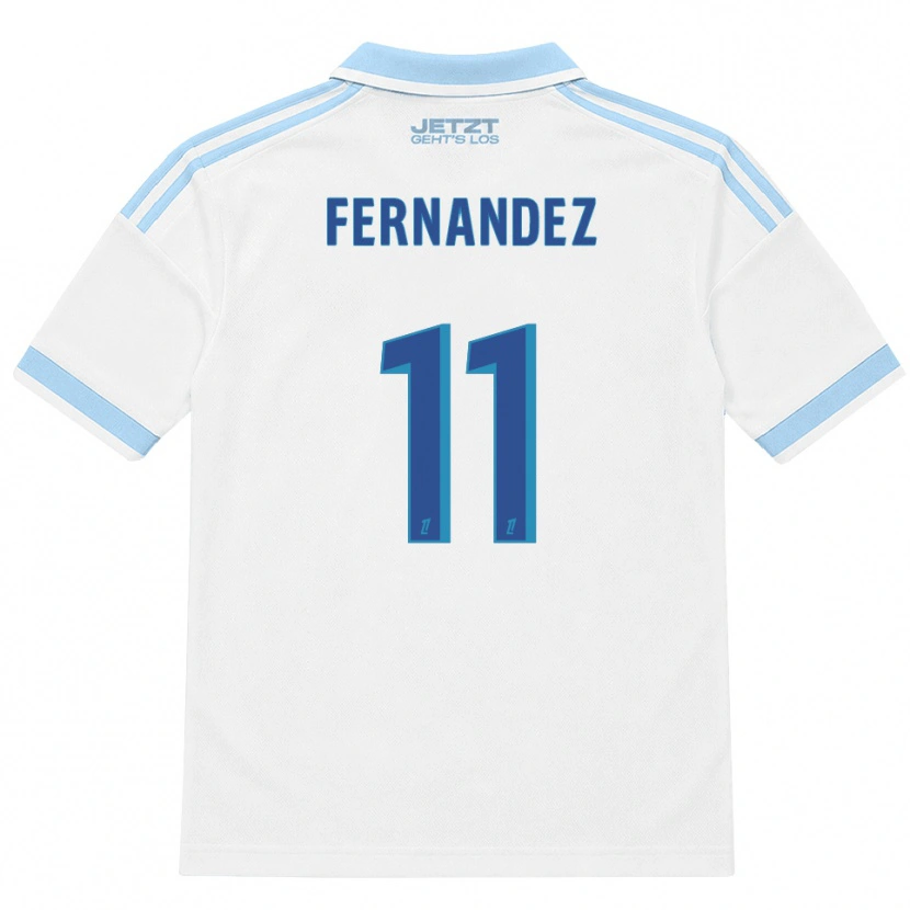 Danxen Mulher Camisola Elies Araar Fernandez #11 Azul Céu Claro Branco Vermelho Alternativa 2026/27 Camisa Brasil