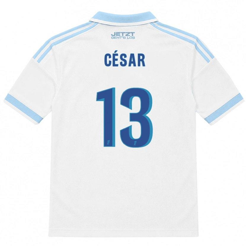 Danxen Mulher Camisola Julbert César #13 Azul Céu Claro Branco Vermelho Alternativa 2026/27 Camisa Brasil
